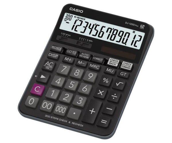 CASIO DESKTOP CALCULATOR 12 DIGIT - DJ-120PLUS