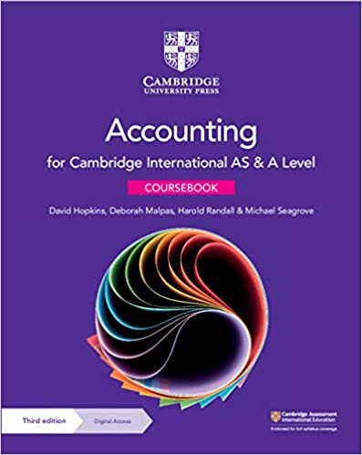 Cambridge International AS & A Level Accounting Coursebook with Digital Access