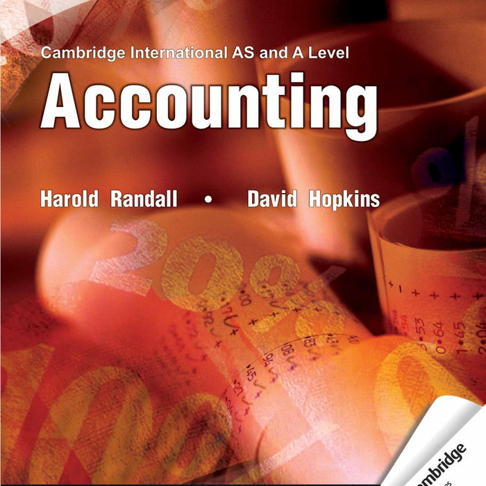 Cambridge International AS and A Level Accounting Textbook